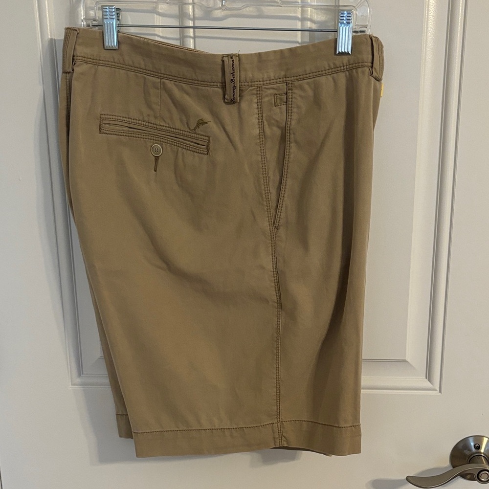 Tommy Bahama Tan Flat Front Shorts